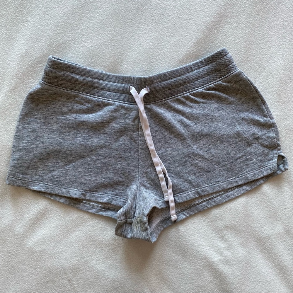 Old Navy gray lounge shorts, lightly used, in perfect condition